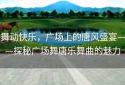 舞动快乐，广场上的唐风盛宴——探秘广场舞唐乐舞曲的魅力