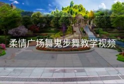 柔情广场舞鬼步舞教学视频