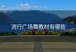 流行广场舞教材有哪些