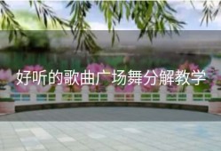 好听的歌曲广场舞分解教学