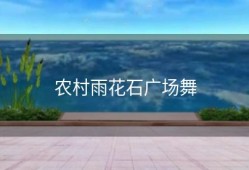 农村雨花石广场舞