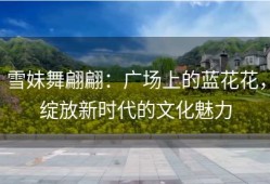 雪妹舞翩翩：广场上的蓝花花，绽放新时代的文化魅力