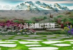 小孩跳舞广场舞