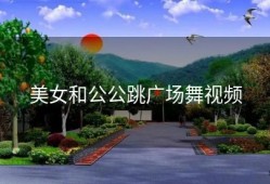 美女和公公跳广场舞视频