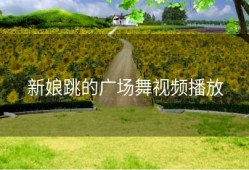 新娘跳的广场舞视频播放