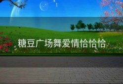 糖豆广场舞爱情恰恰恰