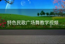 特色民歌广场舞教学视频