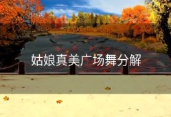 姑娘真美广场舞分解