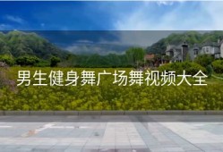 男生健身舞广场舞视频大全