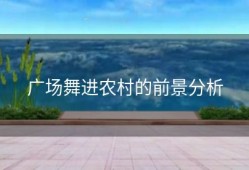 广场舞进农村的前景分析