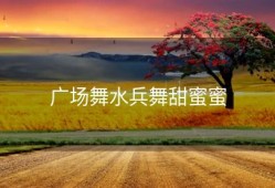 广场舞水兵舞甜蜜蜜