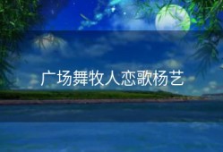 广场舞牧人恋歌杨艺