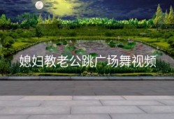 媳妇教老公跳广场舞视频