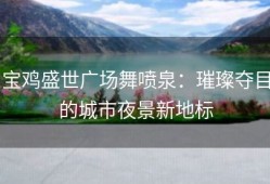 宝鸡盛世广场舞喷泉：璀璨夺目的城市夜景新地标