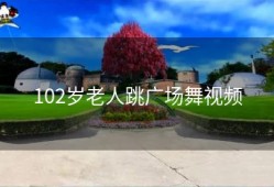 102岁老人跳广场舞视频