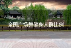 全国广场舞健身人群比例