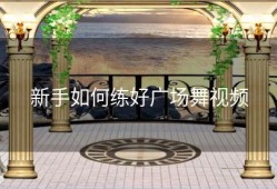 新手如何练好广场舞视频