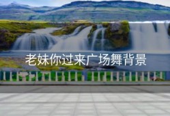 老妹你过来广场舞背景