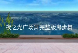 夜之光广场舞完整版鬼步舞