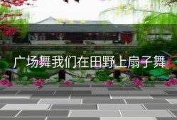 广场舞我们在田野上扇子舞