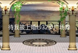 待我披上婚纱32步广场舞