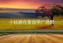 小姑娘在家自学广场舞