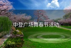 中登广场舞春节活动