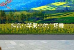抖音小苹果小付广场舞