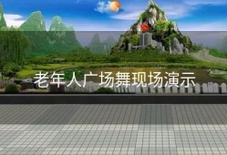 老年人广场舞现场演示