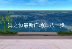 舞之恒最新广场舞八十步