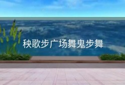 秧歌步广场舞鬼步舞