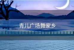 青儿广场舞家乡