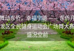 舞动东侨，幸福宁德 —— 东侨开发区全民健身运动会广场舞大赛盛况空前