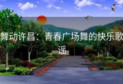 舞动许昌：青春广场舞的快乐歌谣
