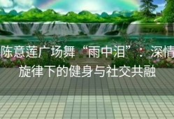 陈意莲广场舞“雨中泪”：深情旋律下的健身与社交共融