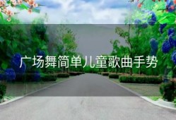 广场舞简单儿童歌曲手势