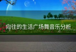 向往的生活广场舞音乐分析