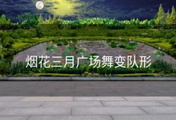 烟花三月广场舞变队形