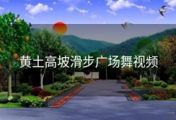 黄土高坡滑步广场舞视频