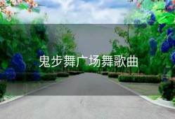 鬼步舞广场舞歌曲