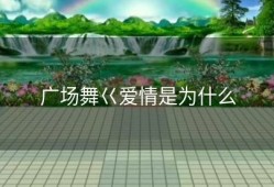 广场舞巜爱情是为什么