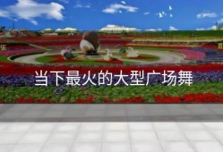 当下最火的大型广场舞