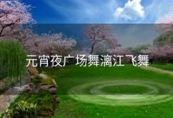 元宵夜广场舞漓江飞舞