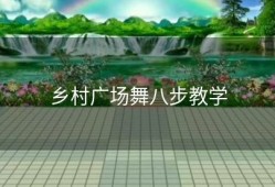 乡村广场舞八步教学