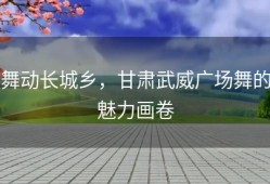 舞动长城乡，甘肃武威广场舞的魅力画卷