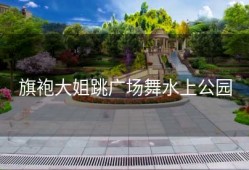 旗袍大姐跳广场舞水上公园