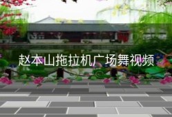 赵本山拖拉机广场舞视频