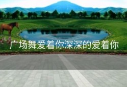 广场舞爱着你深深的爱着你