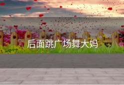 后面跳广场舞大妈