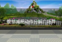 腹部减肥动作分解广场舞
